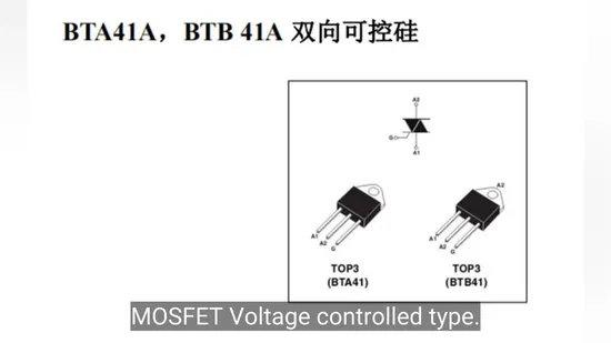Raddrizzatore a tiristori bidirezionale controllato al silicio serie Tg35