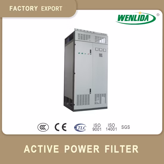 Filtro di potenza armonico attivo ad alta tensione trifase a tre fili 100A 6kV con IGBT e monitor (qualità dell'alimentazione) Apf3l-6/100